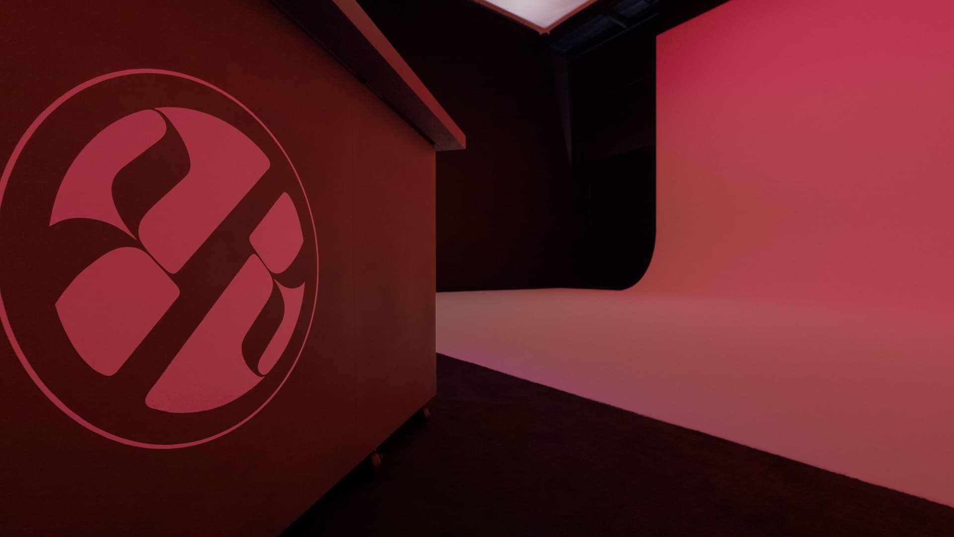 REVCINE Studio branded wall
