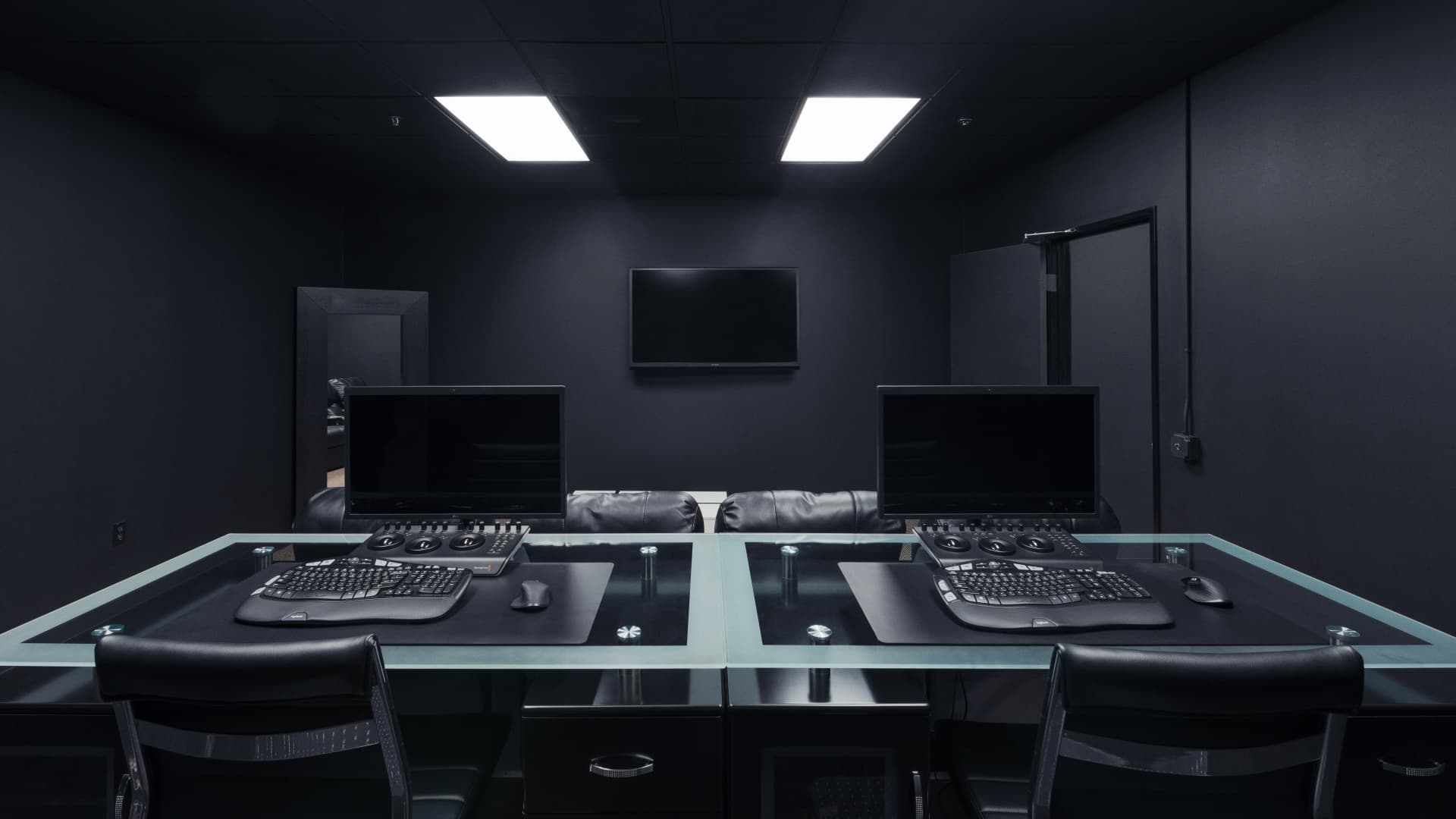 REVCINE control room workstations